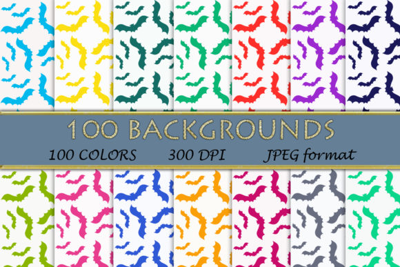 100 Bat Digital Papers: A Creative Resource for Designers and Creators