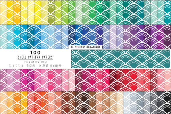 100 Shell Pattern Papers: A Creative Resource for Designers and Entrepreneurs
