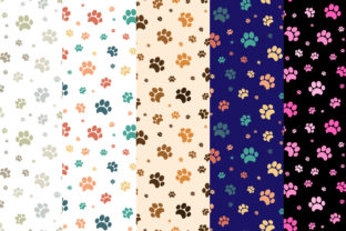 Dog Pattern - Animal Dog Paws Seamless