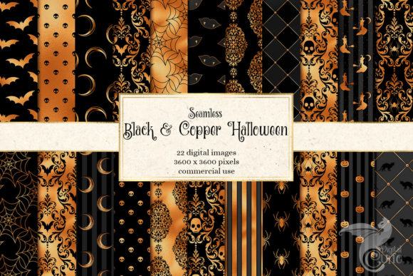 Exploring the Versatility of Black and Copper Digital Paper for Creative Projects