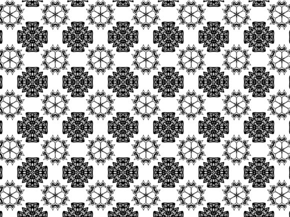 Fractal Pattern Flower Background Tribal: A Versatile Design Element for Modern Creativity