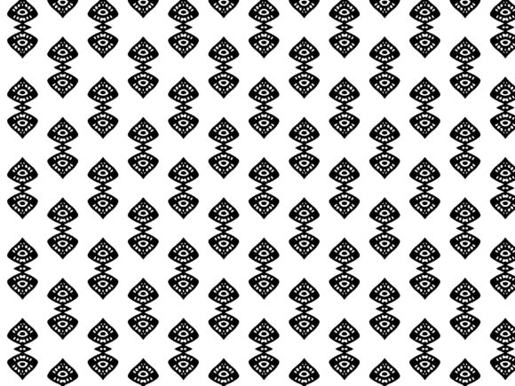 Fractal Pattern One Eye Design Collection