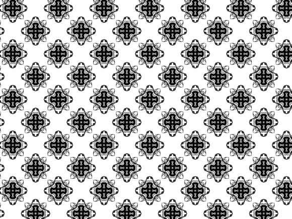 Fractal Pattern Star Abstract Collection