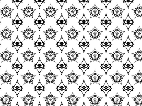 Fractal Pattern Star Background