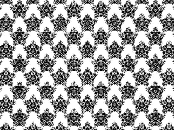 Fractal Pattern Star Pentagon: A Versatile Design for Creative and Commercial Use
