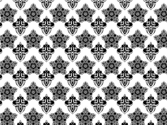 Fractal Pattern Teeth Star Pentagon: A Versatile Design Element for Creative Applications