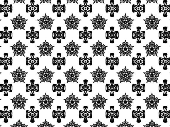 Fractal Pattern Tribal Star Background: A Versatile Design Element for Creative and Commercial Use