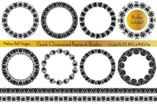 Greek Ornamental Frames Borders