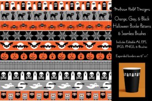 Halloween Borders Brushes for Creative Projects