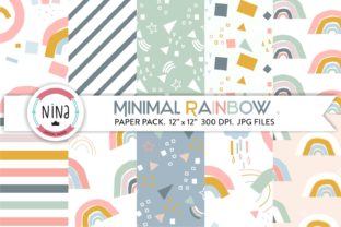 Minimal Rainbow Digital Paper Pastel: A Versatile Tool for Creative Projects