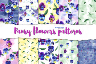 Pansy Flowers Digital Paper Pack: A Versatile Resource for Creative Projects