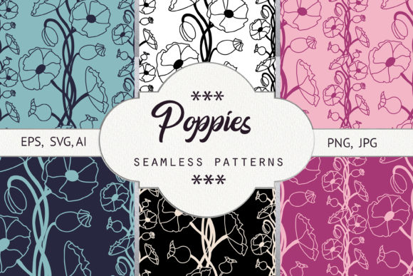 Poppies Seamless Pattern: A Versatile Design Asset for Creative Projects