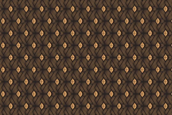Triangle Line Pattern Gold Black: A Modern Luxury in Graphic Design
