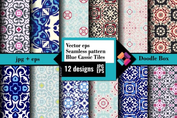 Vector Seamless Pattern Classic Tile: A Timeless Design Resource for Creative Projects